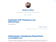 Tablet Screenshot of hudsonsilva.com
